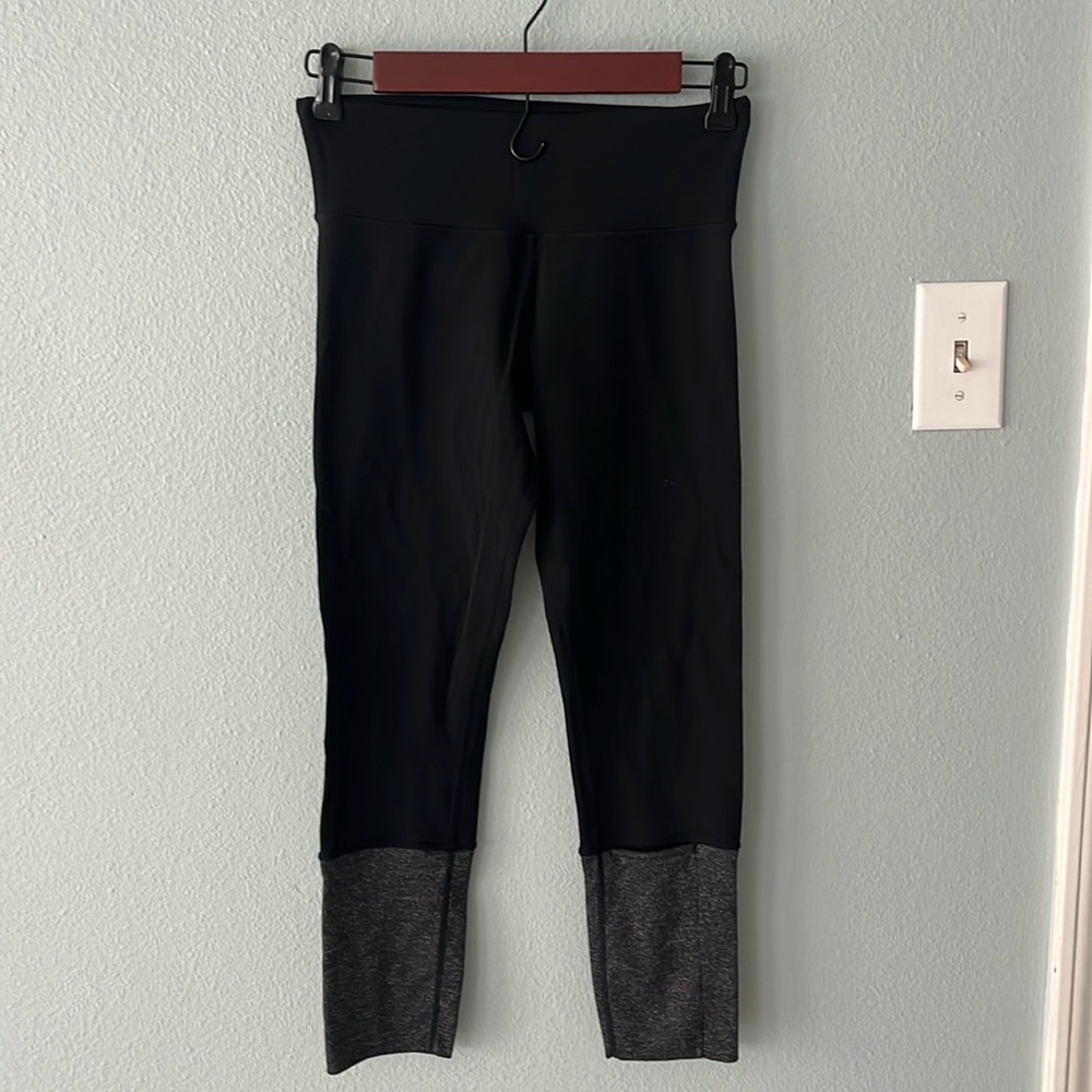 lululemon athletica Black and Gray Leggings
